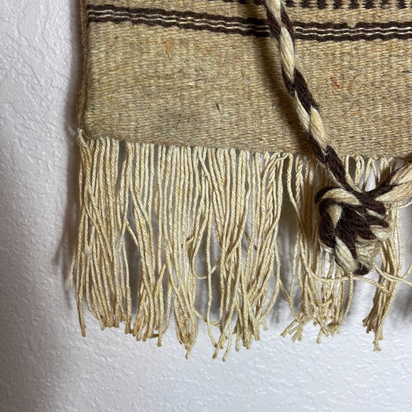 Vintage Handmade Striped Woven Tapestry New Mexico Bag Cross Body - Picture 3 of 10